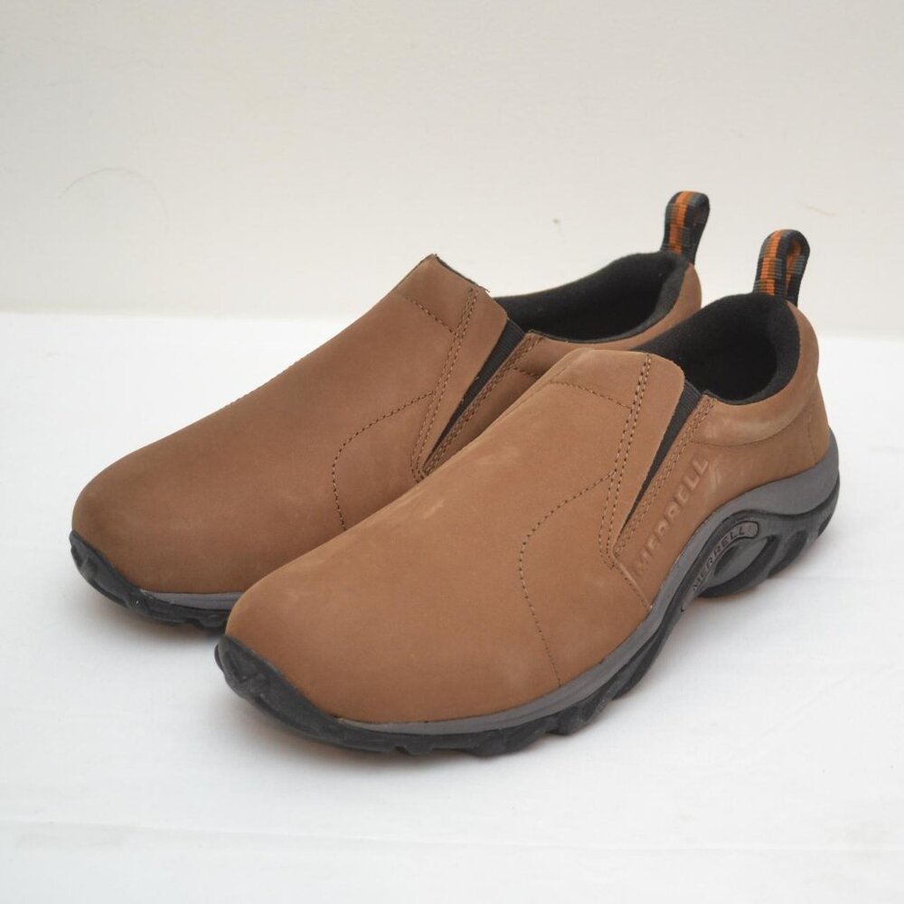 Merrell Men's Jungle Moc Nubuck Shoes in Brown Size 8.5